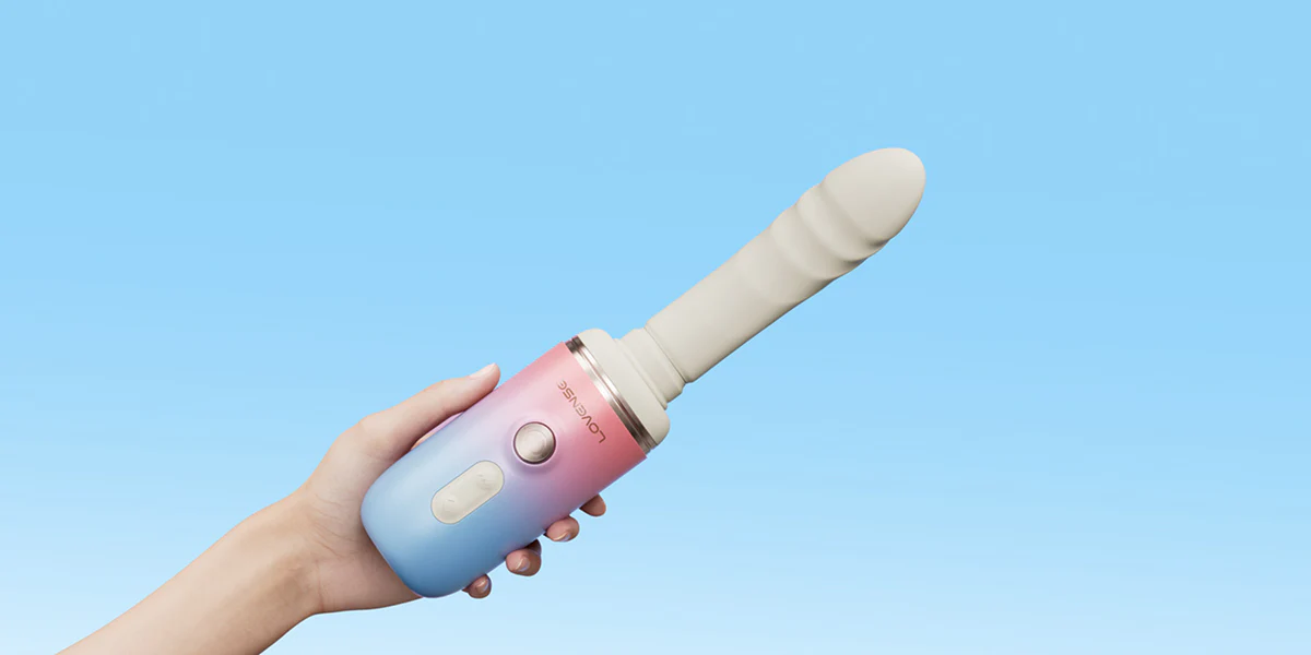 Lovense Spinel Thrusting and Heating Massage Dildo Vibe