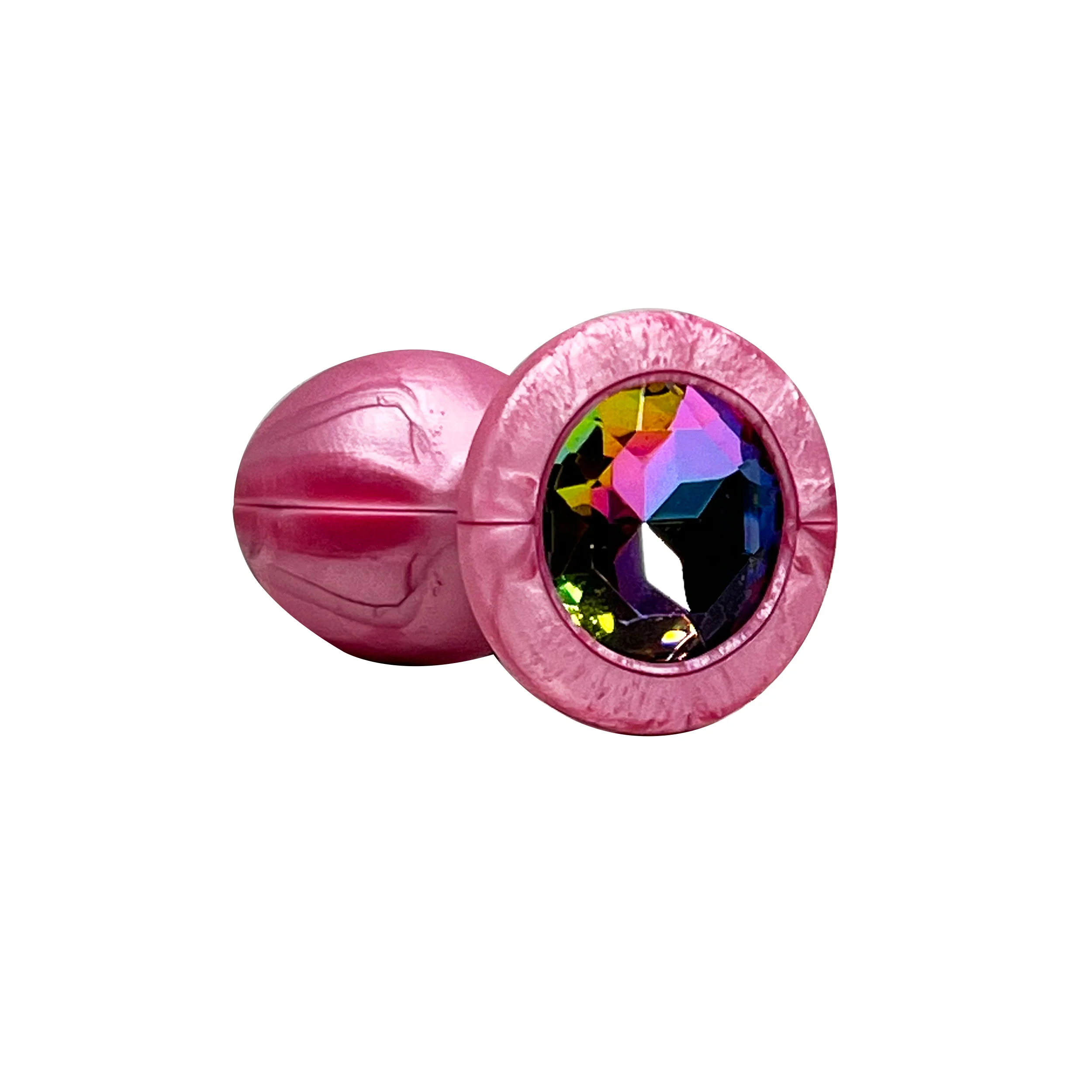 Colorfuls Shades of Silk Pink Jewel Plug