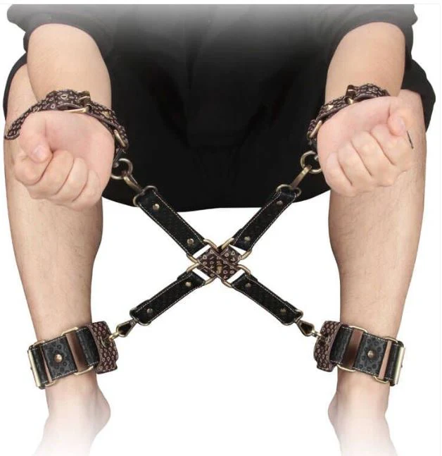 Rebellion Reign Hogtie Set in Vegan Leather