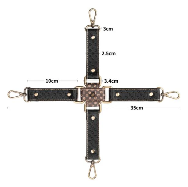 Rebellion Reign Hogtie Set in Vegan Leather