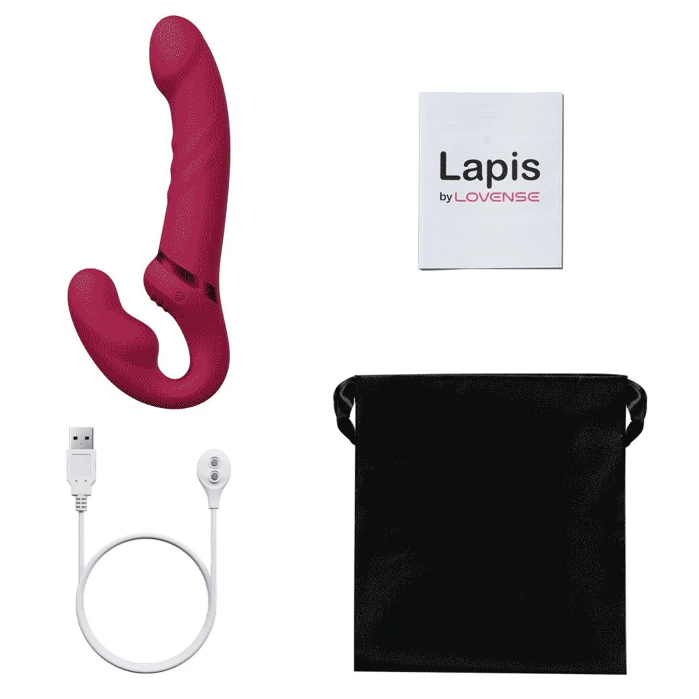 THE LOVENSE LAPIS APP CONTROLLED STRAPLESS STRAP ON