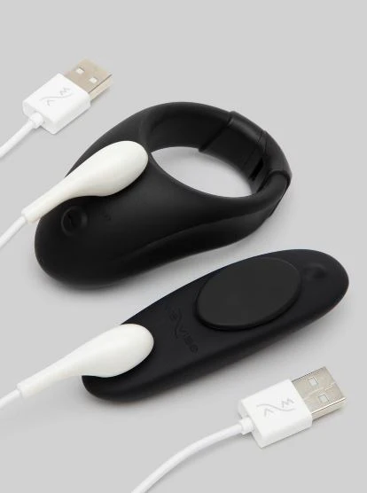 We-Vibe Tease Us Special Edition Set with Panty Vibrator and Vibrating Cock Ring - Black