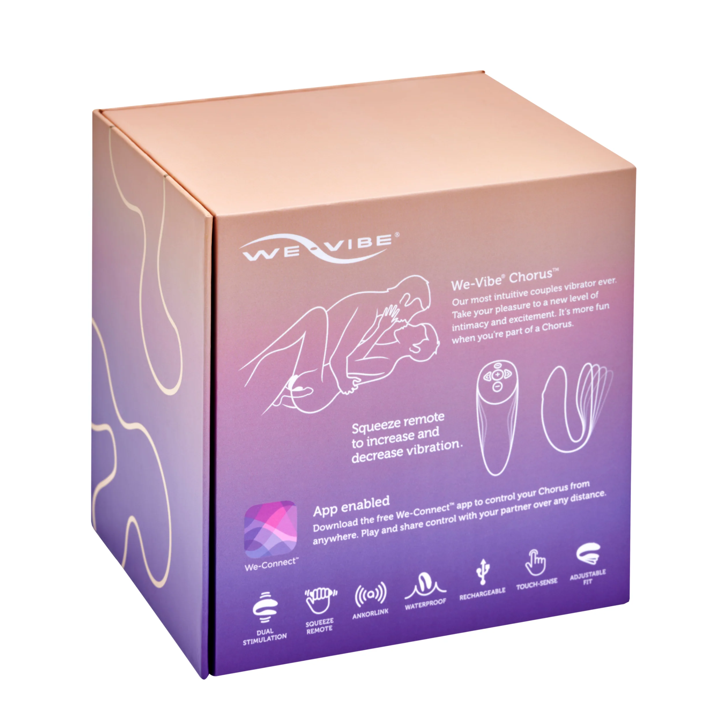 Chorus By We-Vibe Couples Vibrator in Purple