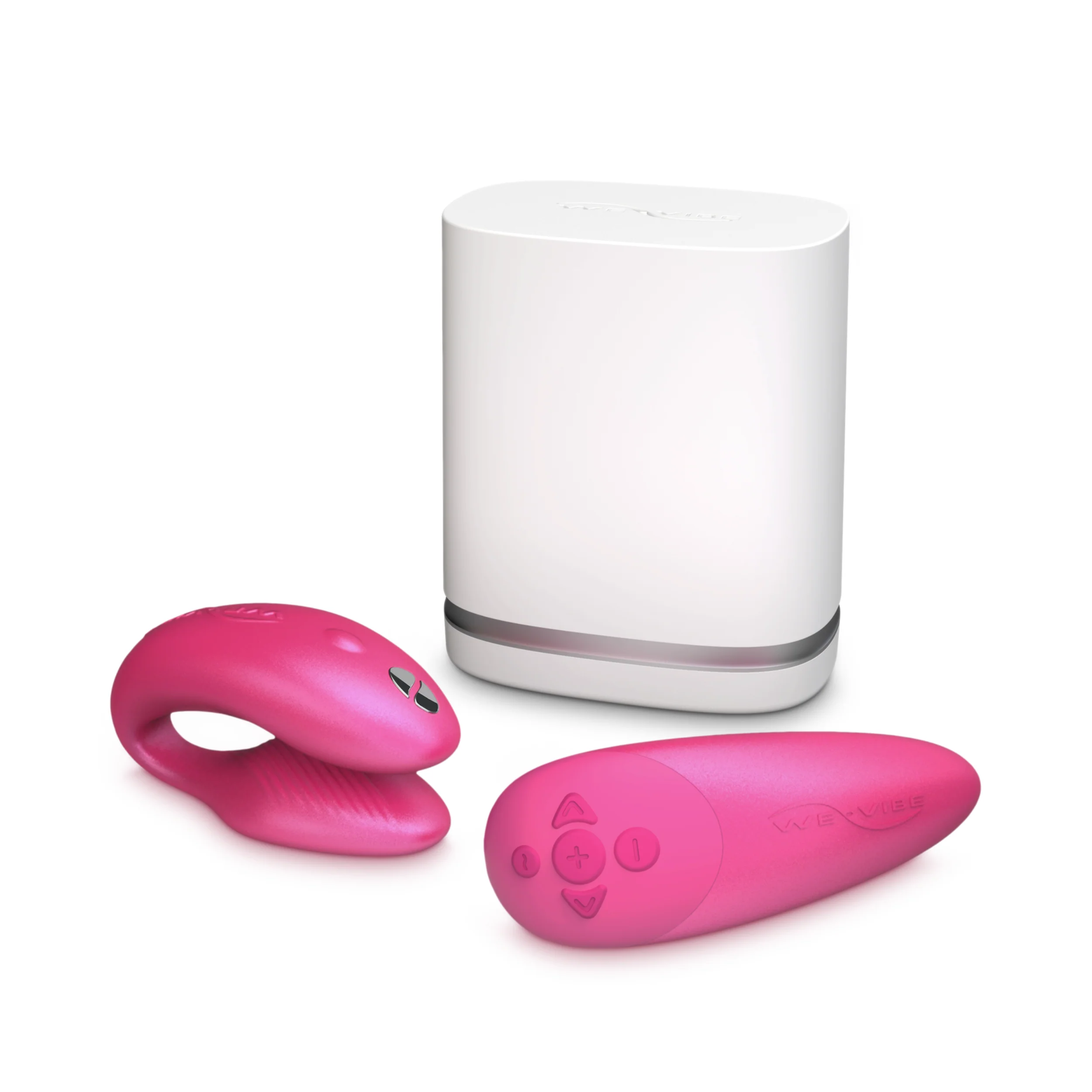 Chorus By We-Vibe Couples Vibrator in Pink