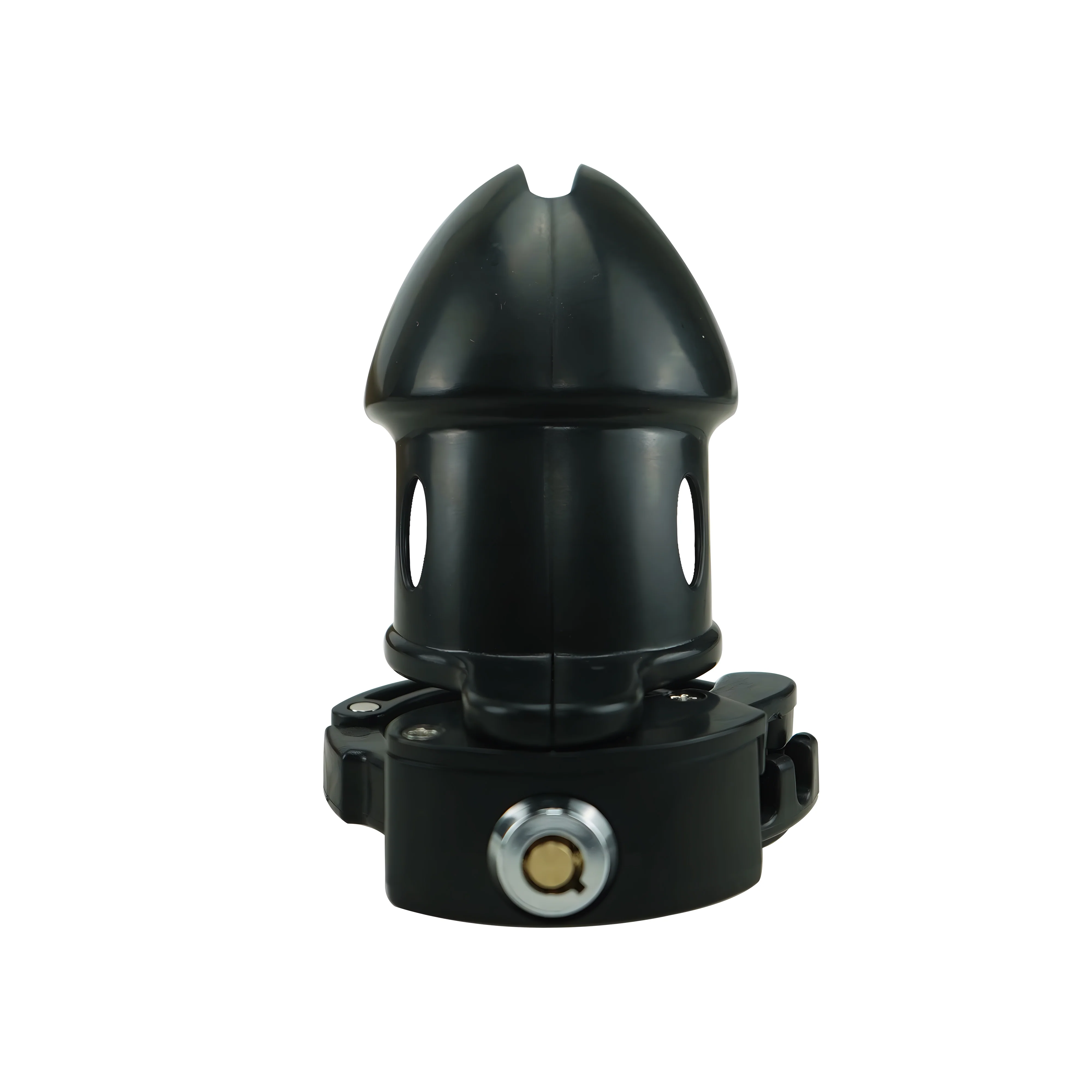 120-black-abs-plastic-adjustable-ring-cock-cage-chastity-cage-by-metal-pleasure-play-5.webp Black ABS Plastic Adjustable Ring Cock Cage Chastity Cage by Metal Pleasure Play