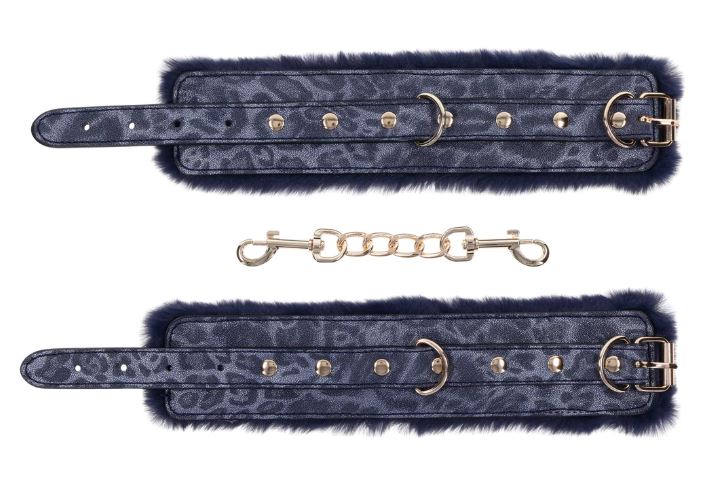 1204-cougar-faux-leather-faux-fur-handcuffs-4.jpg Cougar Faux Leather & Faux Fur Handcuffs