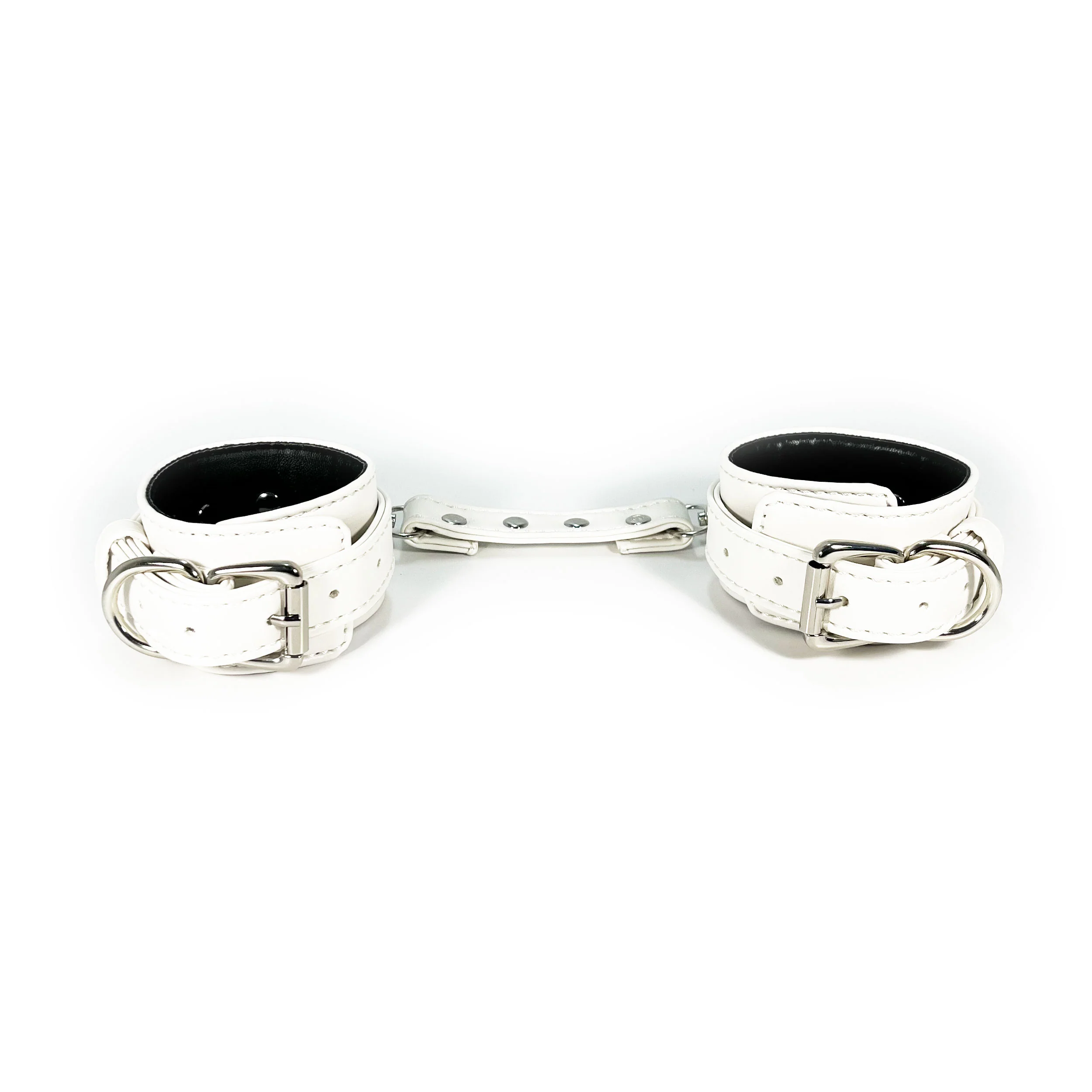 1217-white-connecting-wrist-cuffs-by-fetish-pleasure-play-3.webp White Connecting Wrist Cuffs by Fetish Pleasure Play