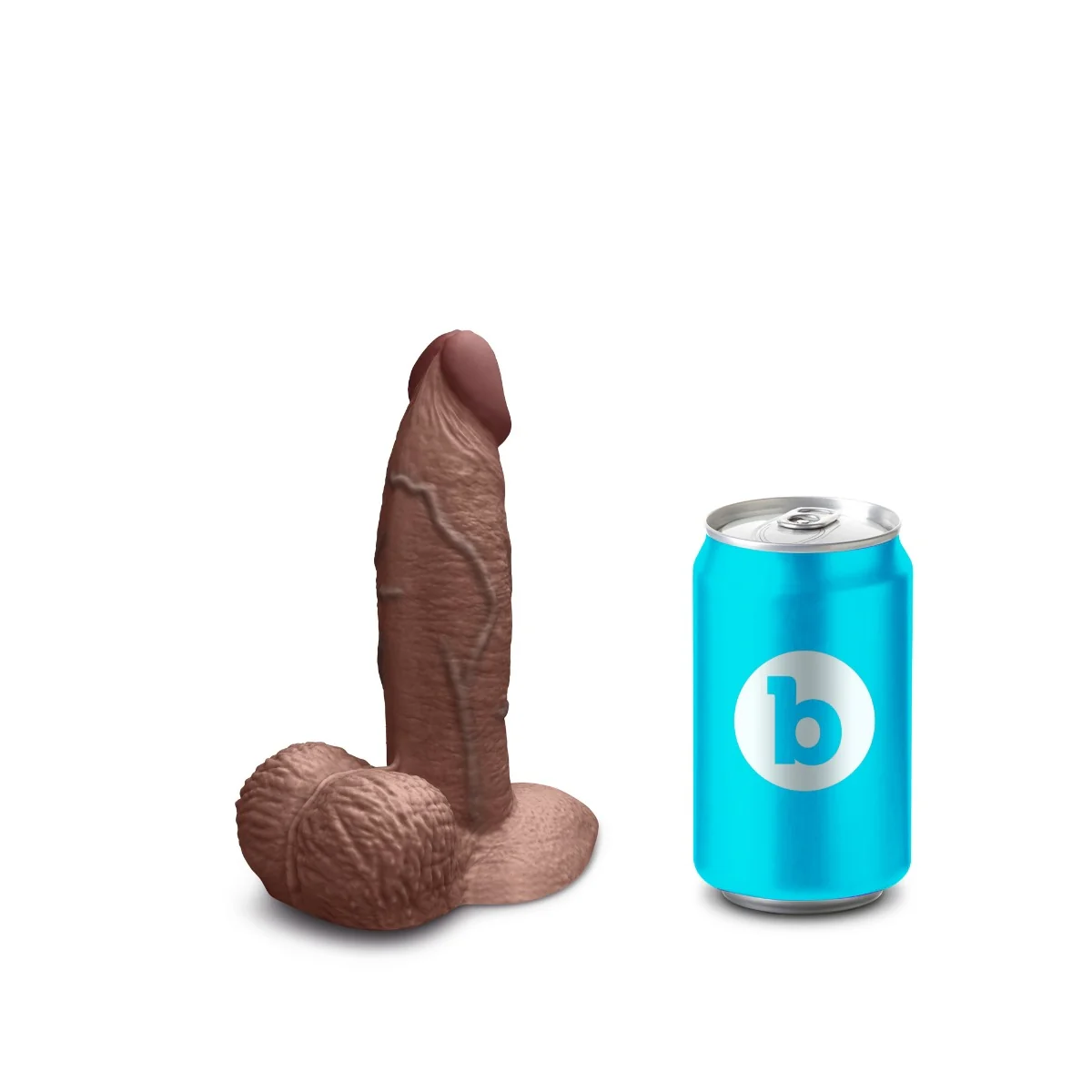 1227-b-vibe-slipskin-6-realistic-silicone-dildo-in-girthy-brown-4.webp b-Vibe SlipSkin 6" Realistic Silicone Dildo in Girthy Brown