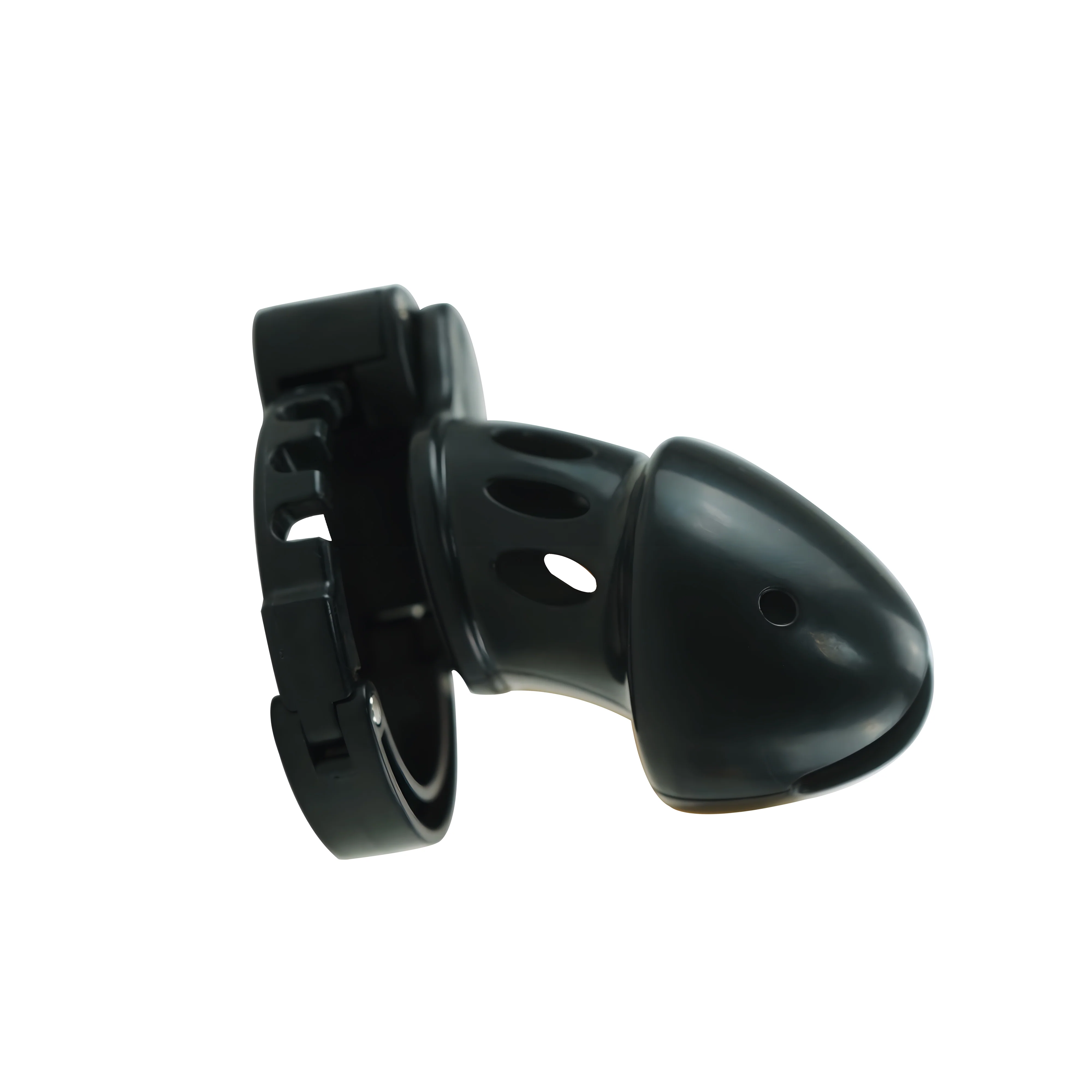 Red ABS Plastic Adjustable Ring Cock Cage Chastity Cage by Metal Pleasure Play