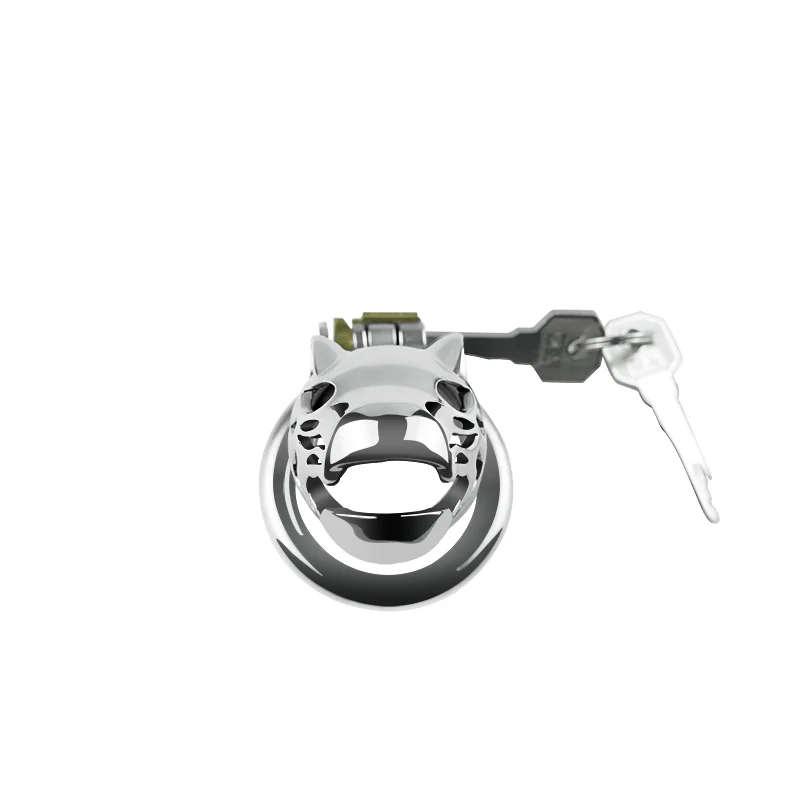 Lioness 2.1" Male Chastity Cage Cock Cage by Metal Pleasure Play