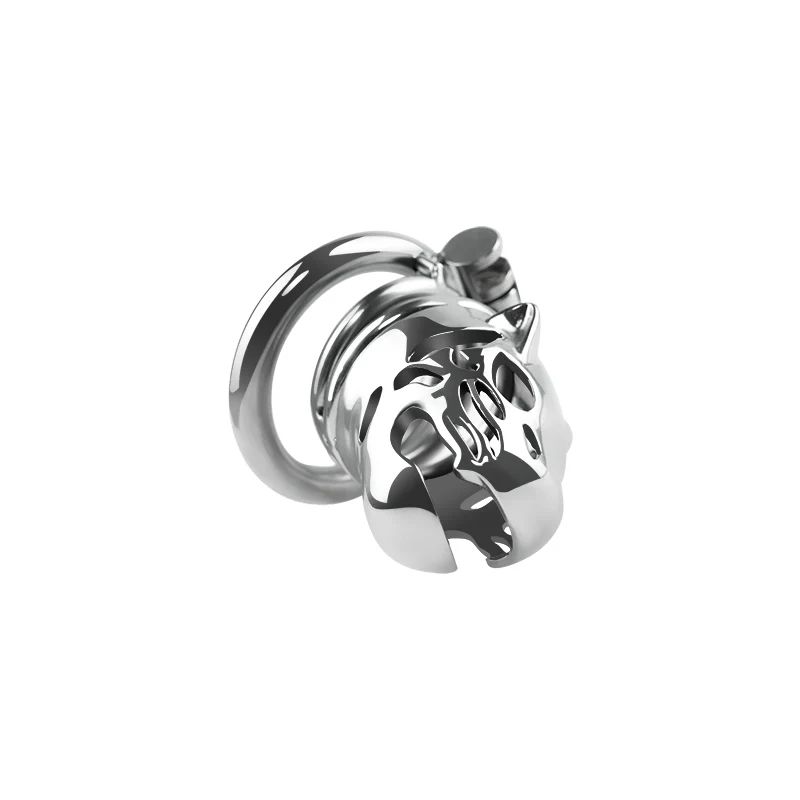 Lioness 2.1" Male Chastity Cage Cock Cage by Metal Pleasure Play