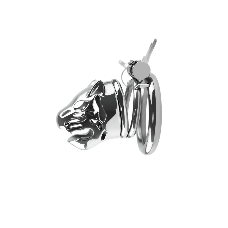 Lioness 2.1" Male Chastity Cage Cock Cage by Metal Pleasure Play