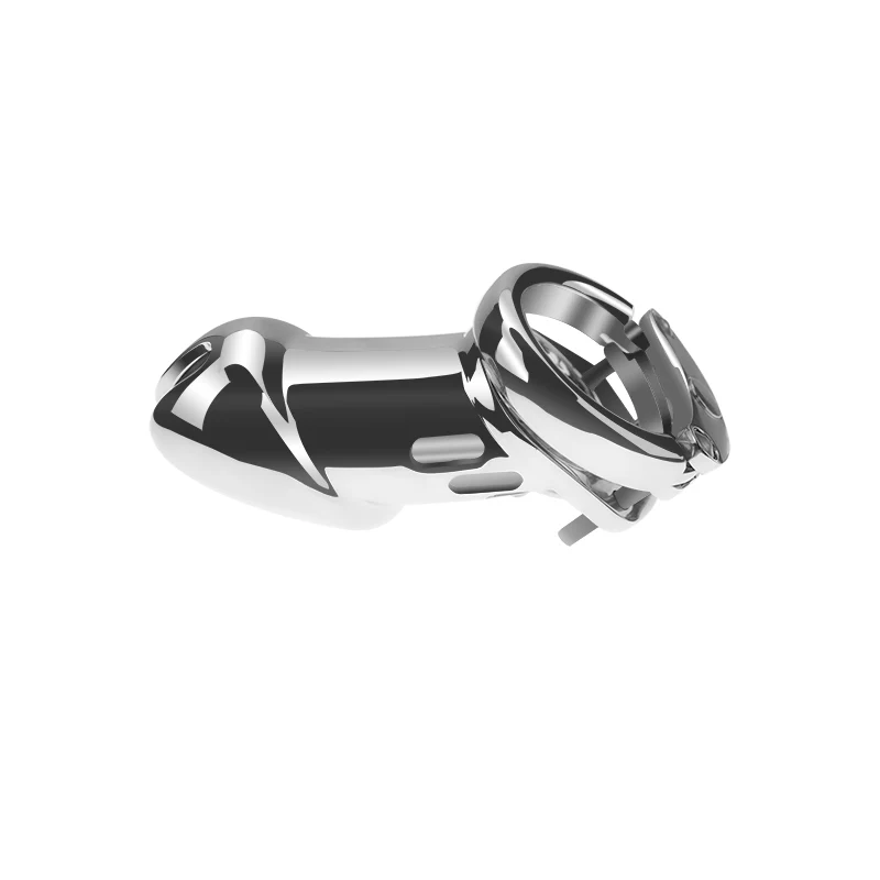 Pinned Down 3.3" Male Chastity Cage Cock Cage by Metal Pleasure Play