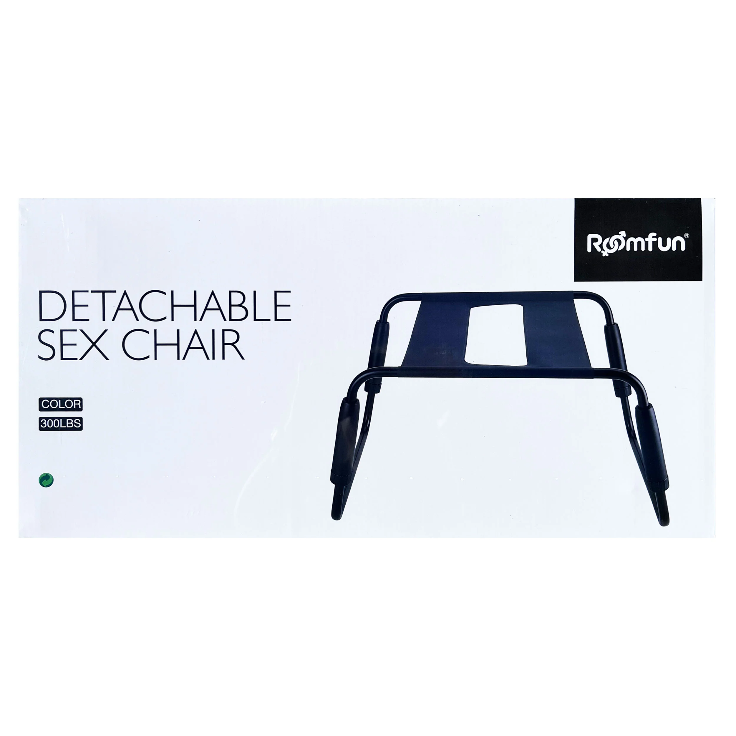 Bouncer Sex Chair by Fetish Pleasure Play in Black