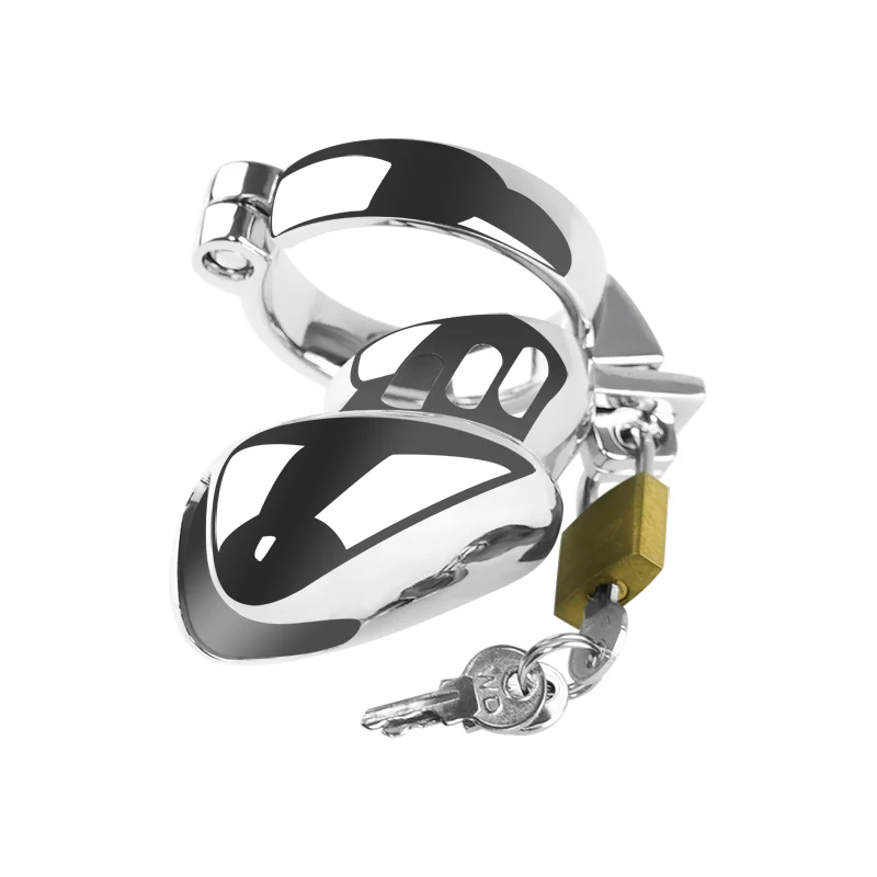 Silver Sallet 2.8" Chastity Cage Cock Cage by Metal Pleasure Play