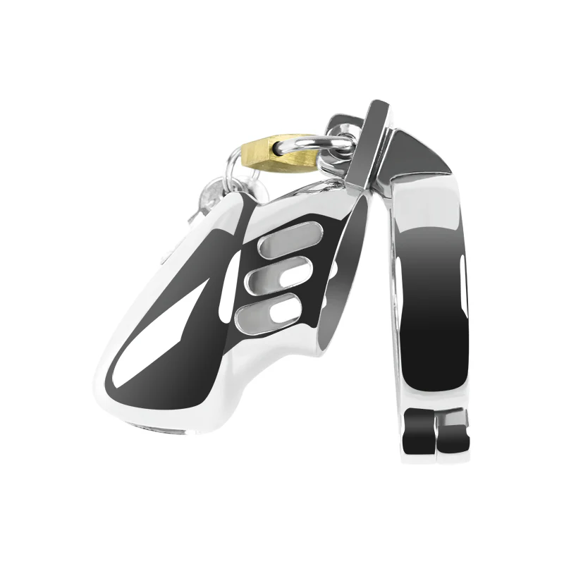 Silver Sallet 2.8" Chastity Cage Cock Cage by Metal Pleasure Play