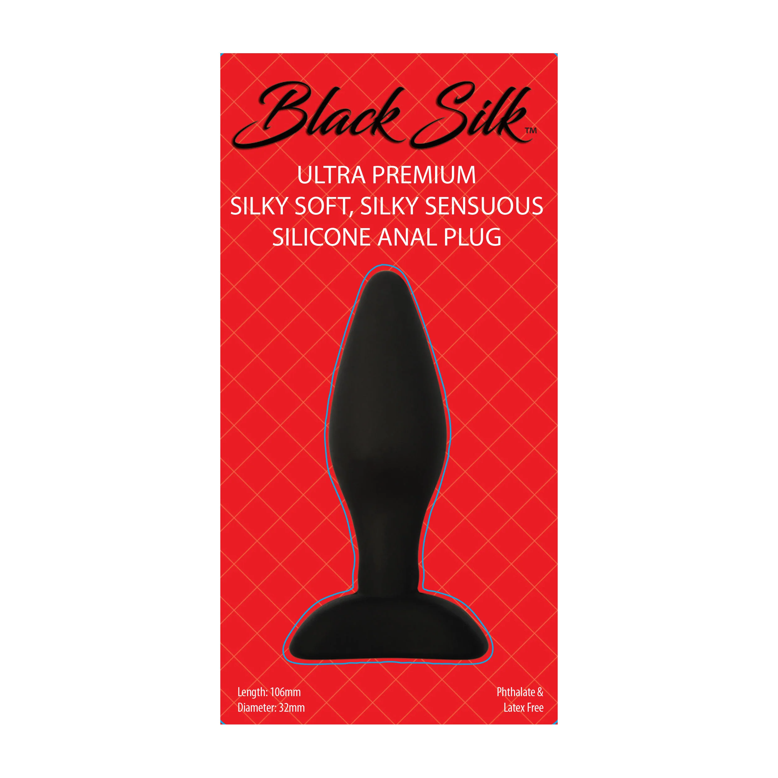 Black Silk Medium Plug