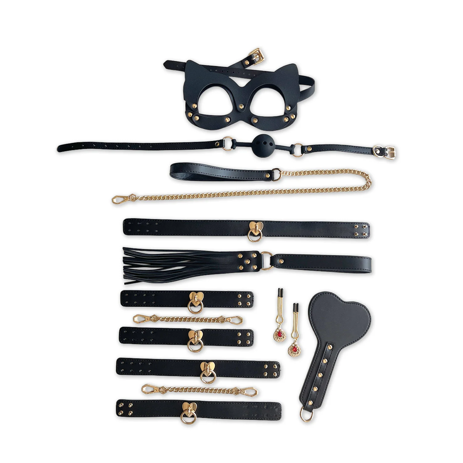 138-deluxe-black-leather-pussy-cat-bondage-set-with-case-by-fetish-pleasure-play-1.webp Deluxe Black Leather Pussy Cat Bondage Set with Case by Fetish Pleasure Play