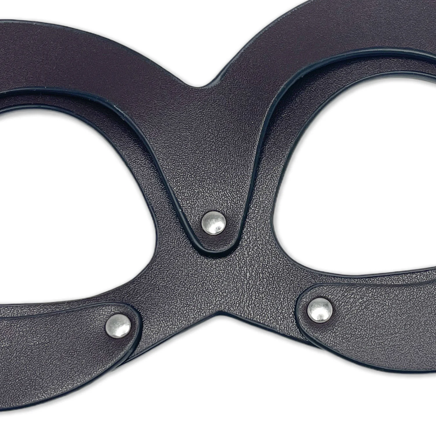 Pussy Cat Mask in Brown Vegan Leather by Fetish Pleasure Play