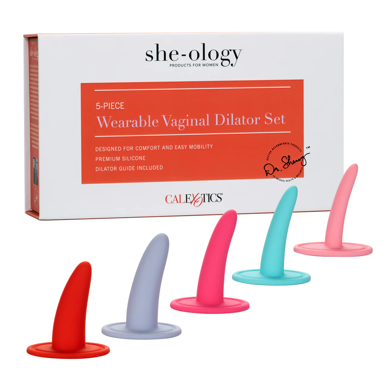 She-ology Wearable 5-Piece Vaginal Dilator Set