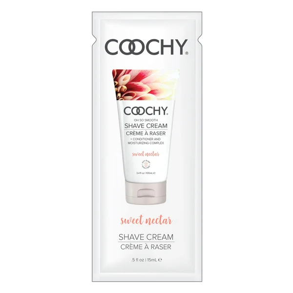COOCHY Oh So Smooth Shave Cream Sweet Nectar - .5 oz