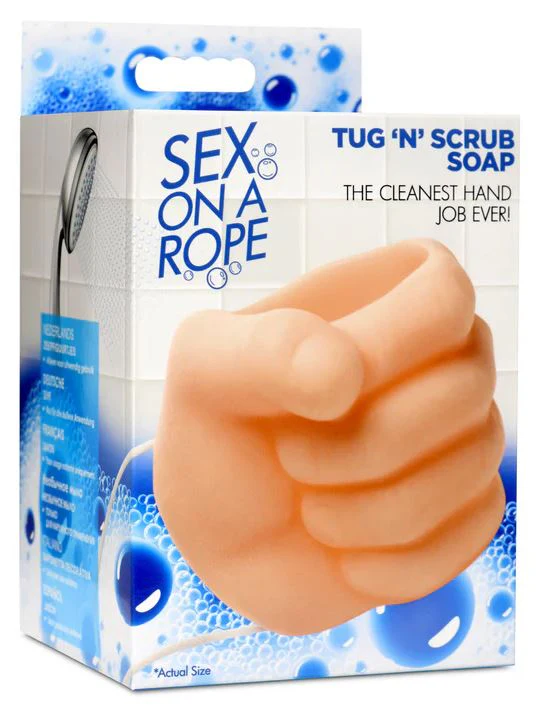 Sex On A Rope Tug N' Scrub Lightly Scented Soap