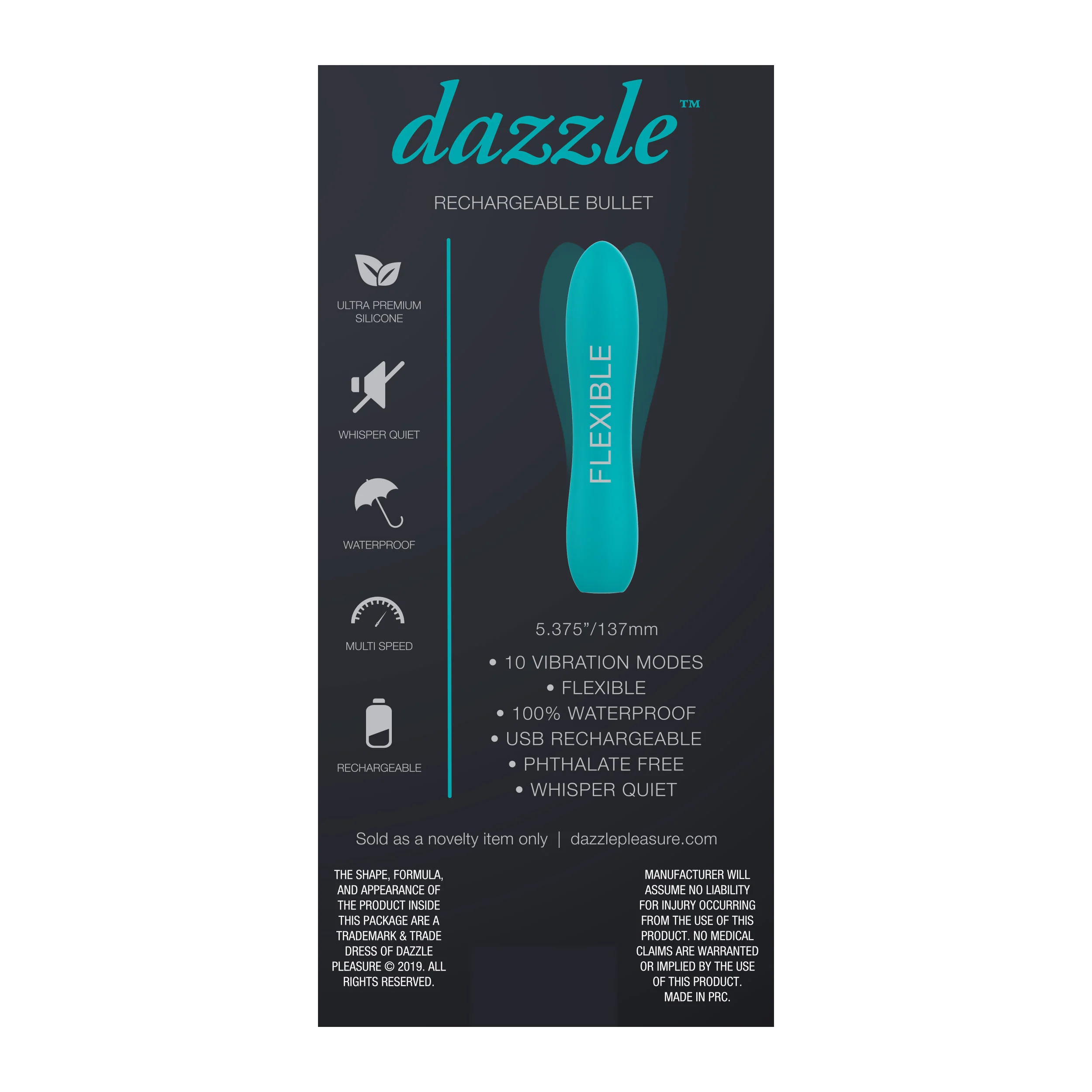 Dazzle Teal Flex Bullet
