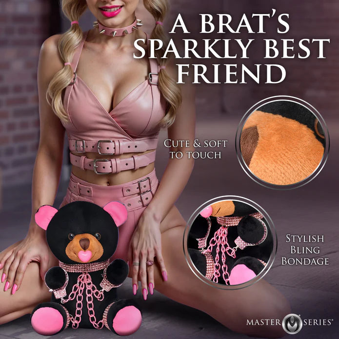 Bling Bondage Bear Plush Teddy Bear