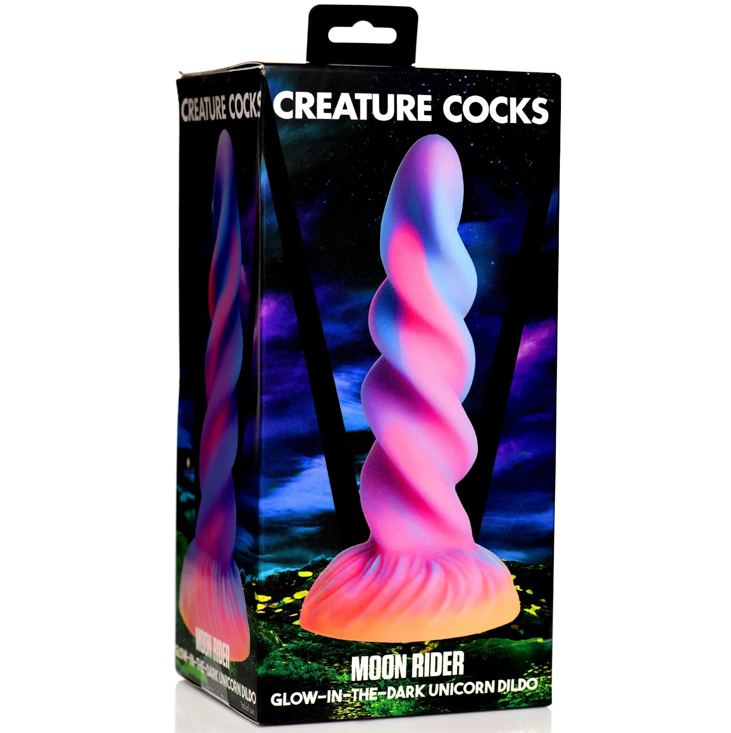 THE MOON RIDER GLOW-IN-THE-DARK UNICORN DILDO BY CREATURE COCKS