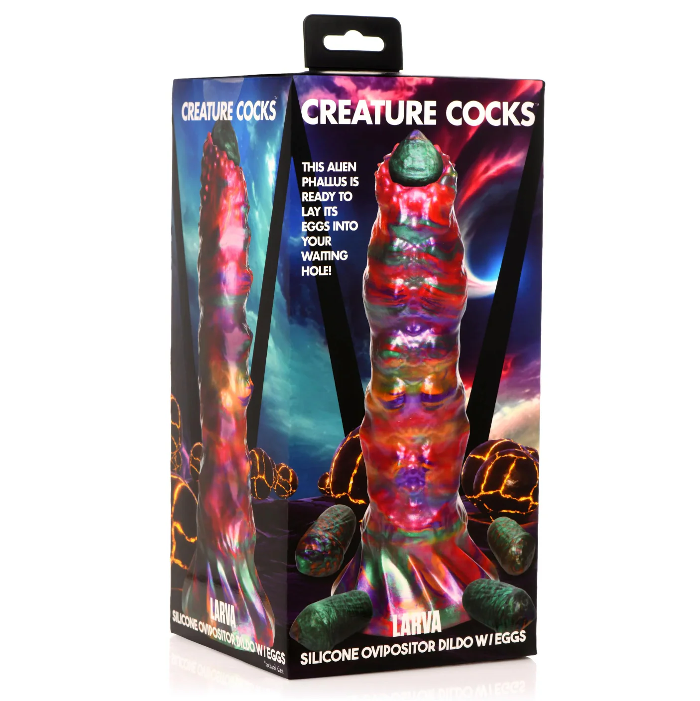 Alien Larva Ovipositor Dildo w/ Eggs by Creature Cocks