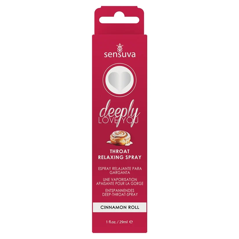 Deeply Love You Throat Relaxing Spray in Cinnamon Roll - 1oz