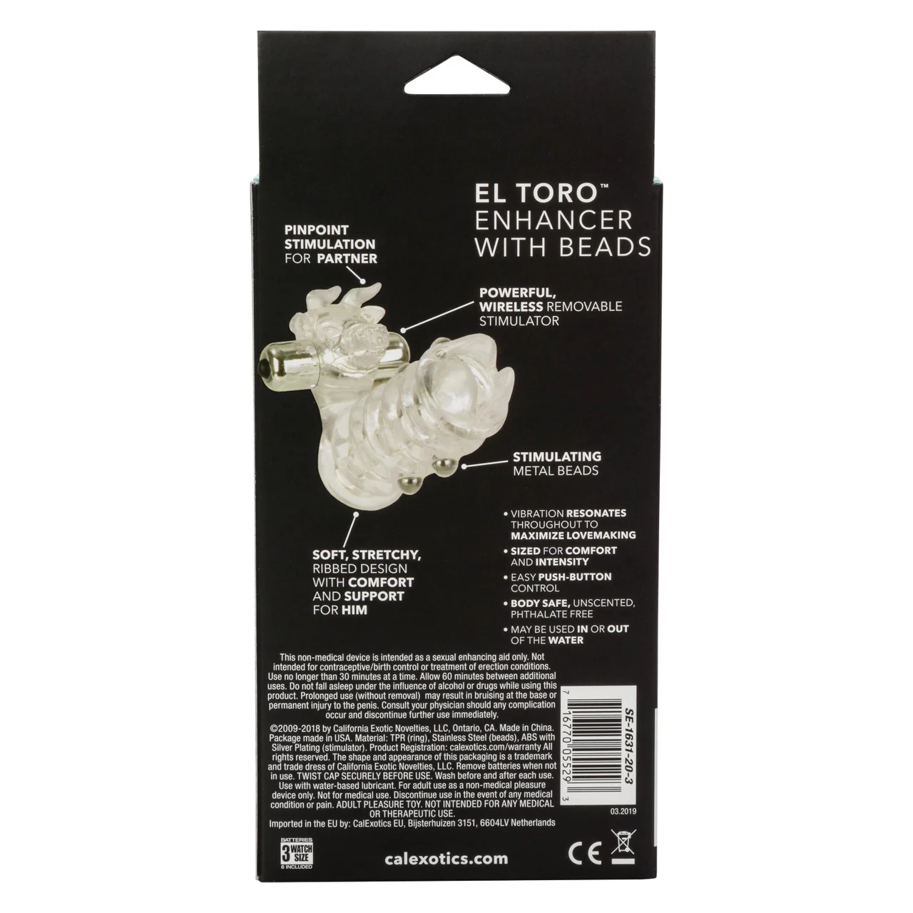 1931-el-toro-enhancer-w-beads-clear-4.webp El Toro Enhancer w/Beads - Clear