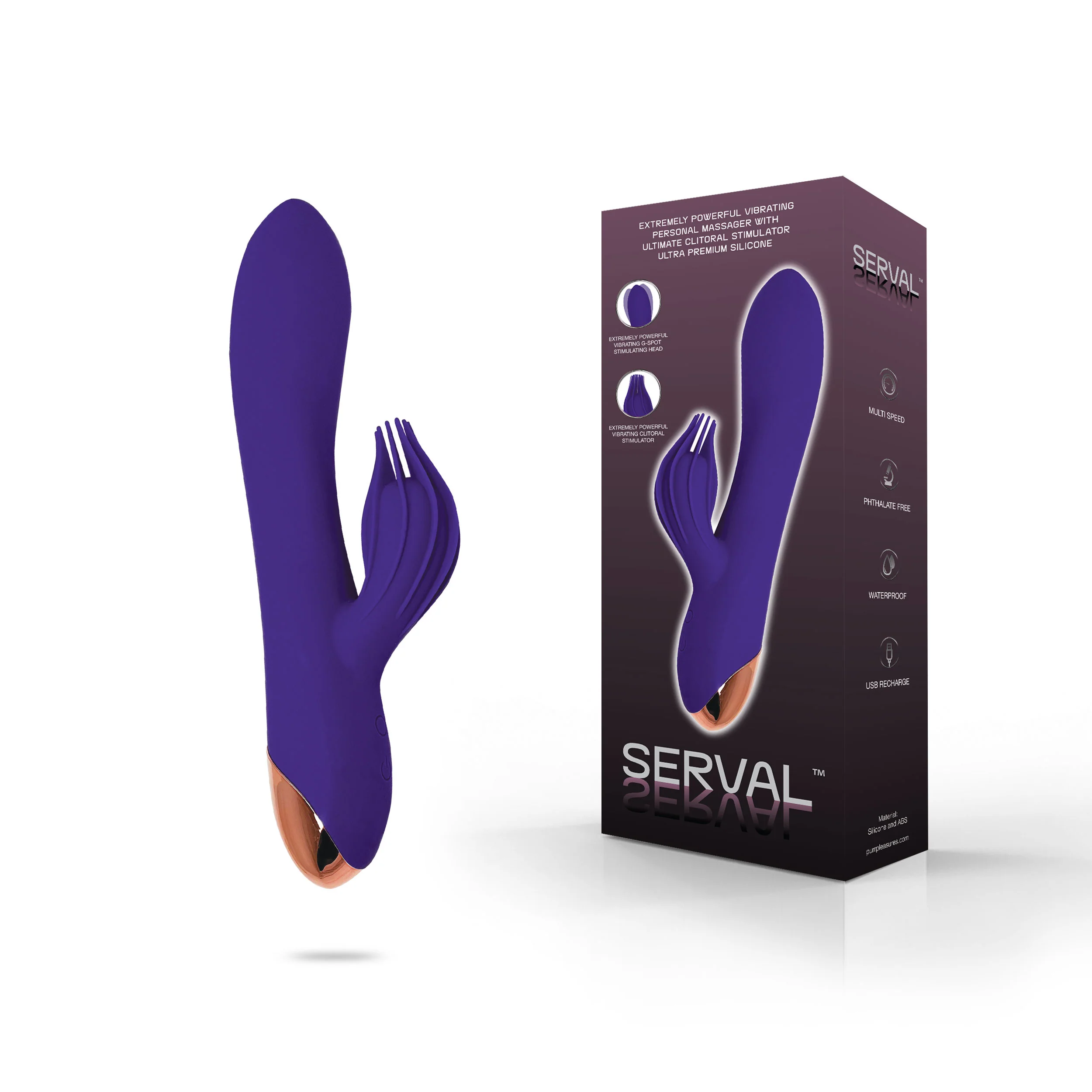 The Serval Rabbit Clitoral Stimulating Vibrator
