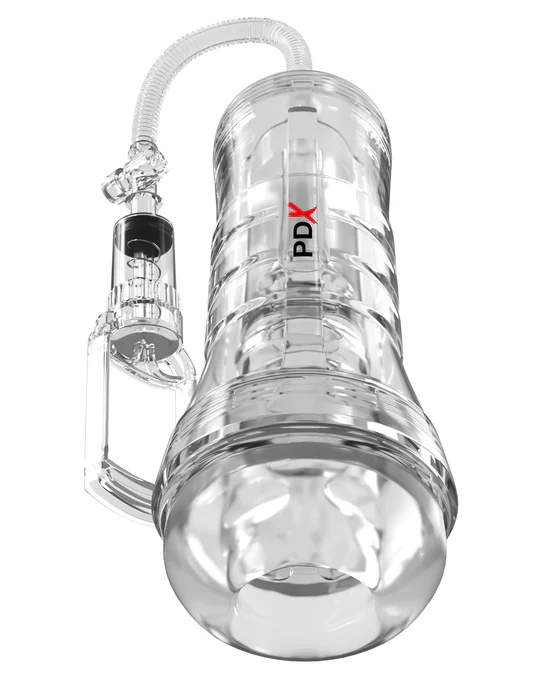 ViewTube Vac XXL Pump See-Thru EZ-Grip Pump Stroker Masturbator by PDX