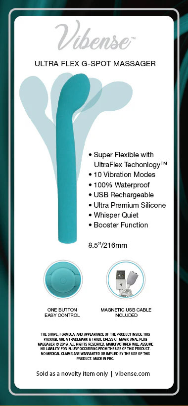 2191-vibense-g-spot-vibrator-teal-3.webp Vibense G-Spot Vibrator - Teal
