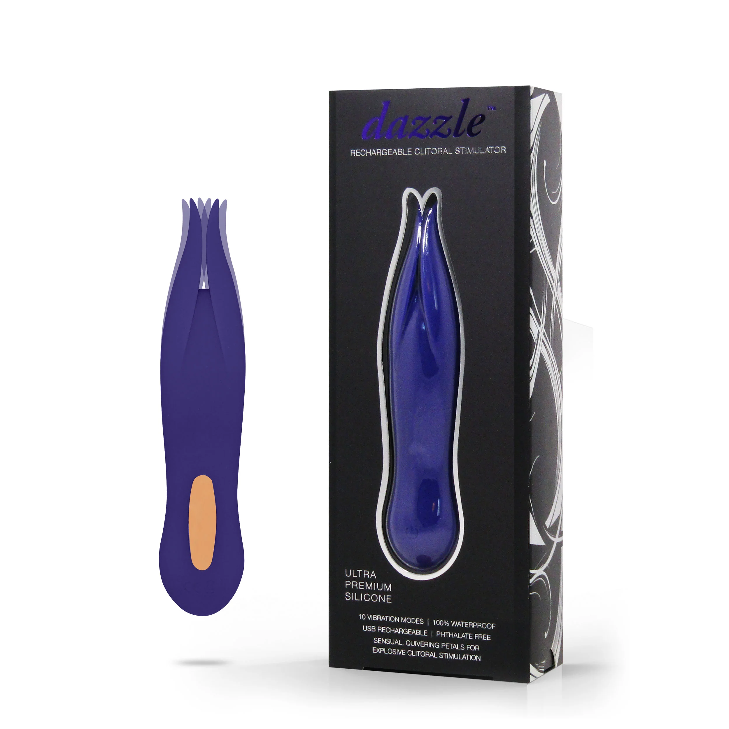 Dazzle Clitoral Stimulator - Purple