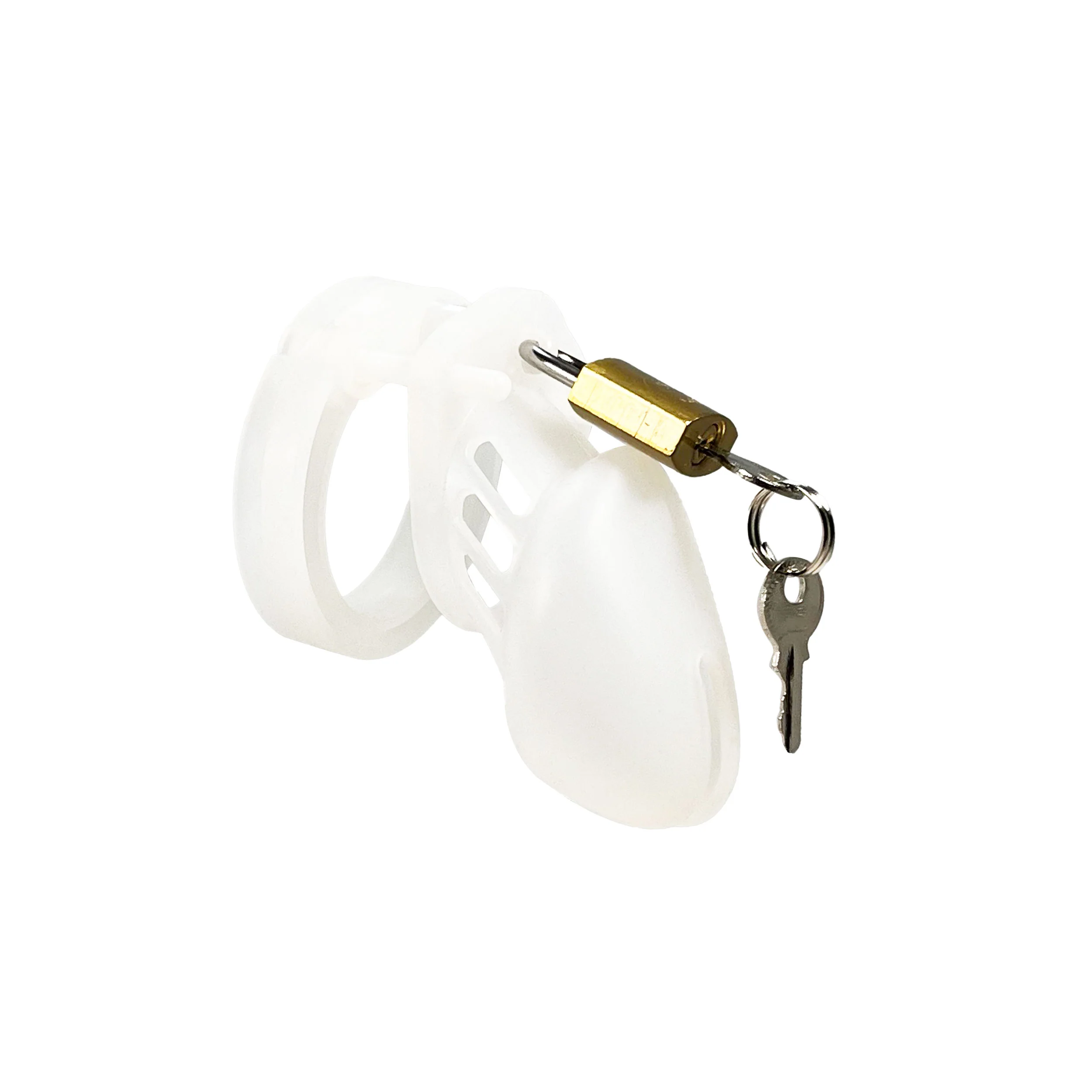 White Silicone Cock Cage by Fetish Pleasure Play
