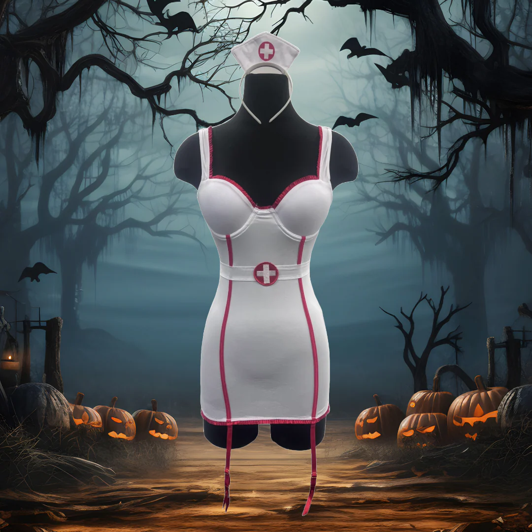 Sexy Nurse Babydoll Costume