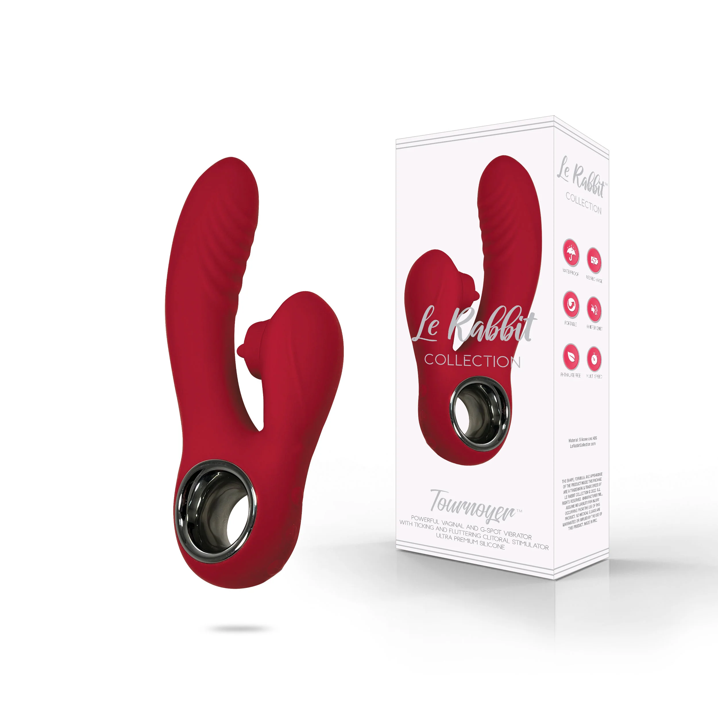 2300-the-le-rabbit-dual-action-vibrator-red-3.webp THE LE RABBIT DUAL ACTION VIBRATOR - RED
