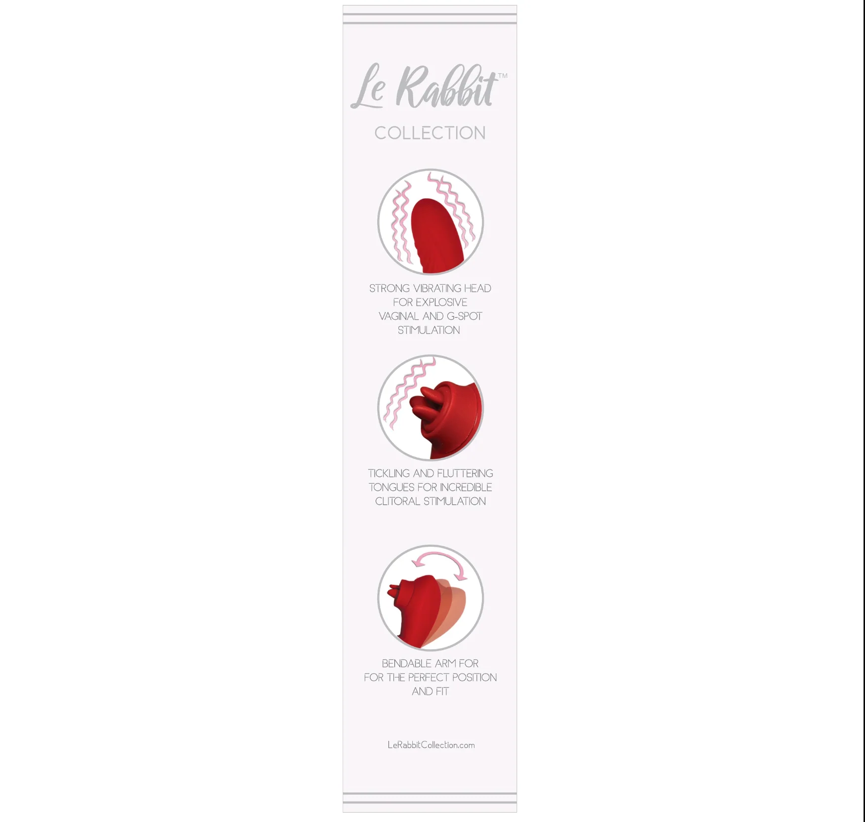 2300-the-le-rabbit-dual-action-vibrator-red-5.webp THE LE RABBIT DUAL ACTION VIBRATOR - RED