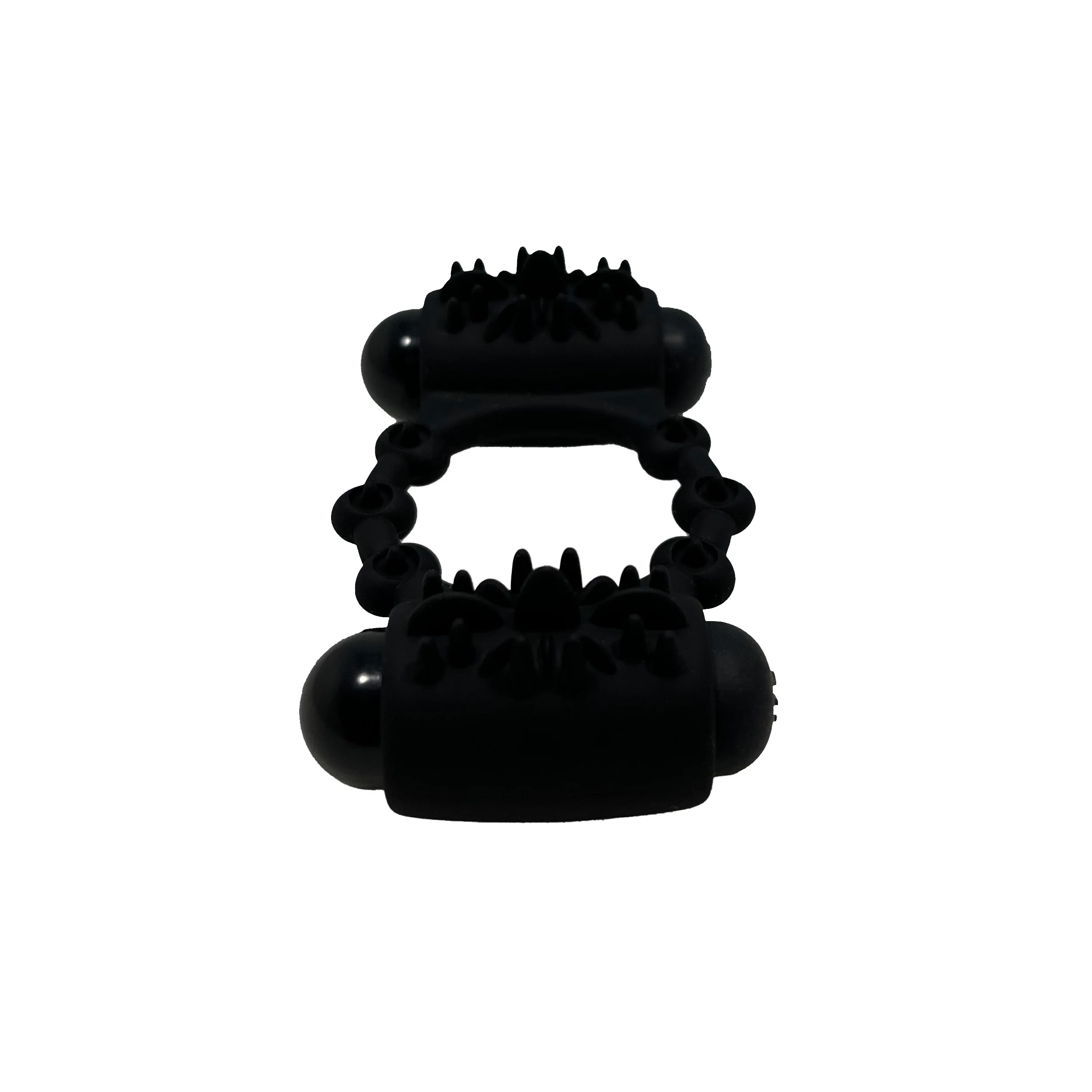 Anvil Dual Bullet Vibrating Cock Ring in Black