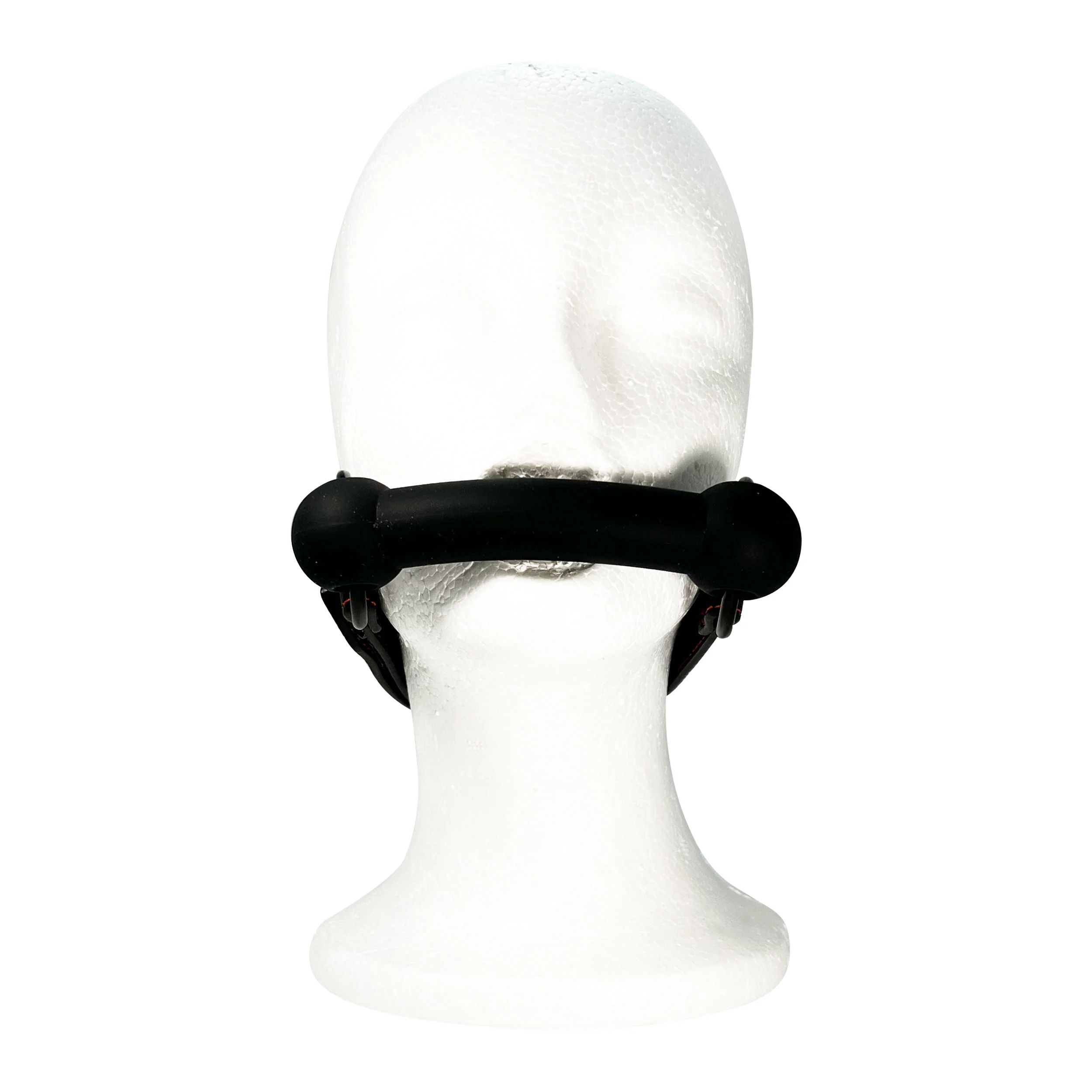 Silicone Sex Bar Mouth Gag by Fetish Pleasure Play in Black