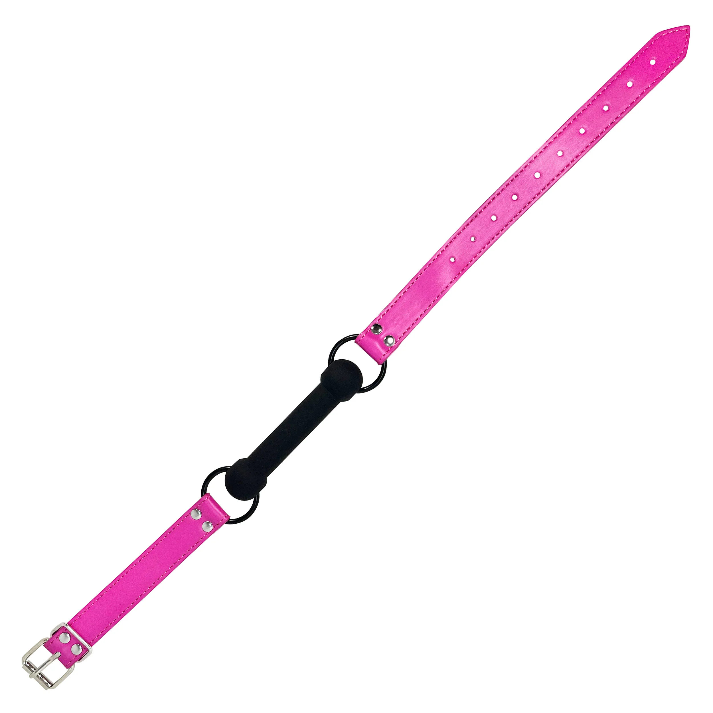 Silicone Bite Gag by Fetish Pleasure Play in Pink