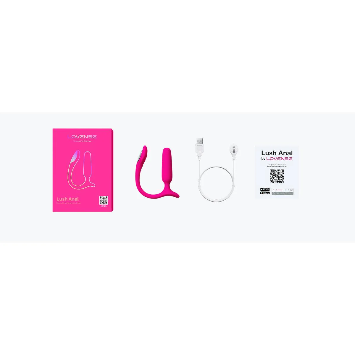 Lovense Lush Anal App-Controlled Butt Plug Vibrator