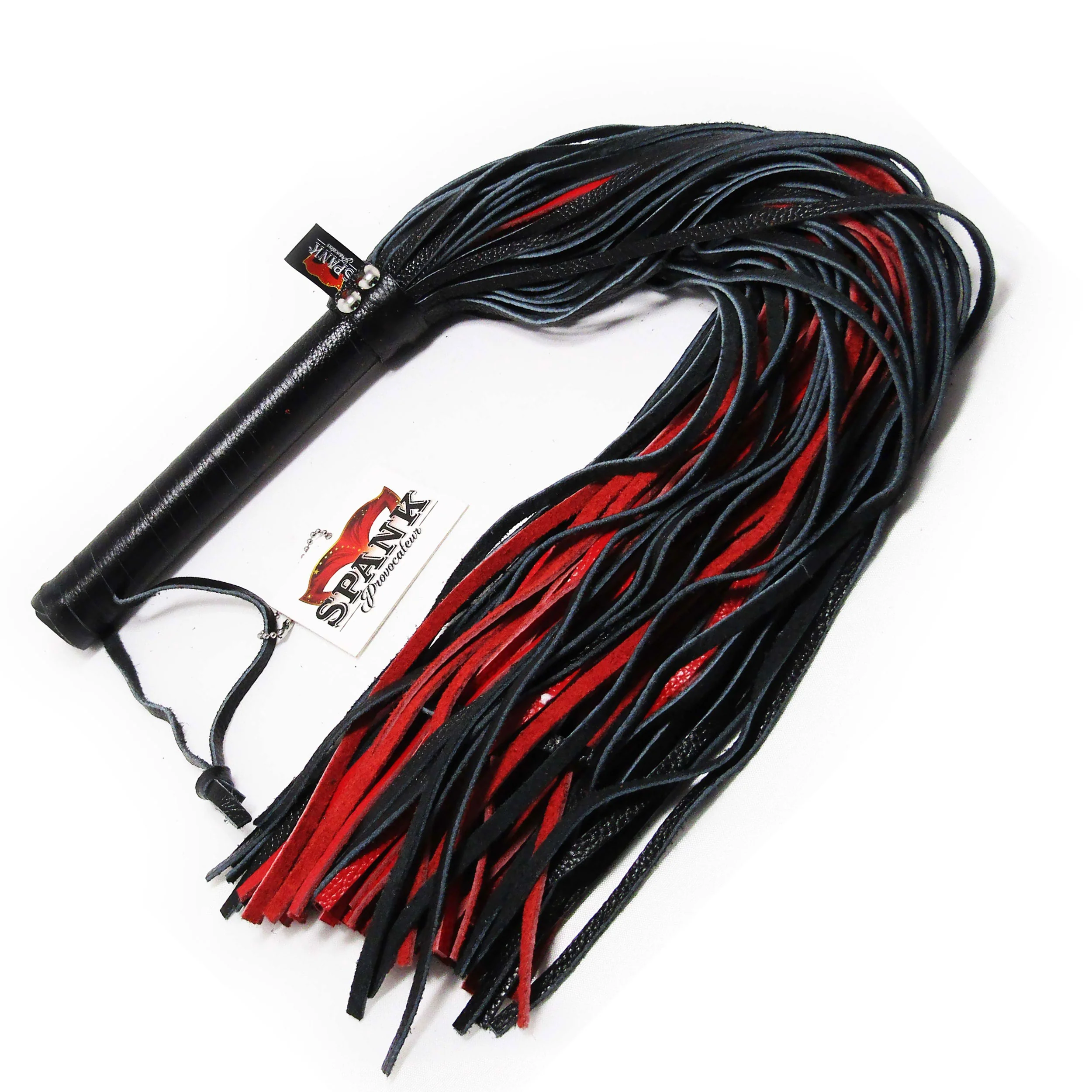 2414-spank-provocateur-black-red-leather-flogger-1.webp Spank Provocateur Black/Red Leather Flogger