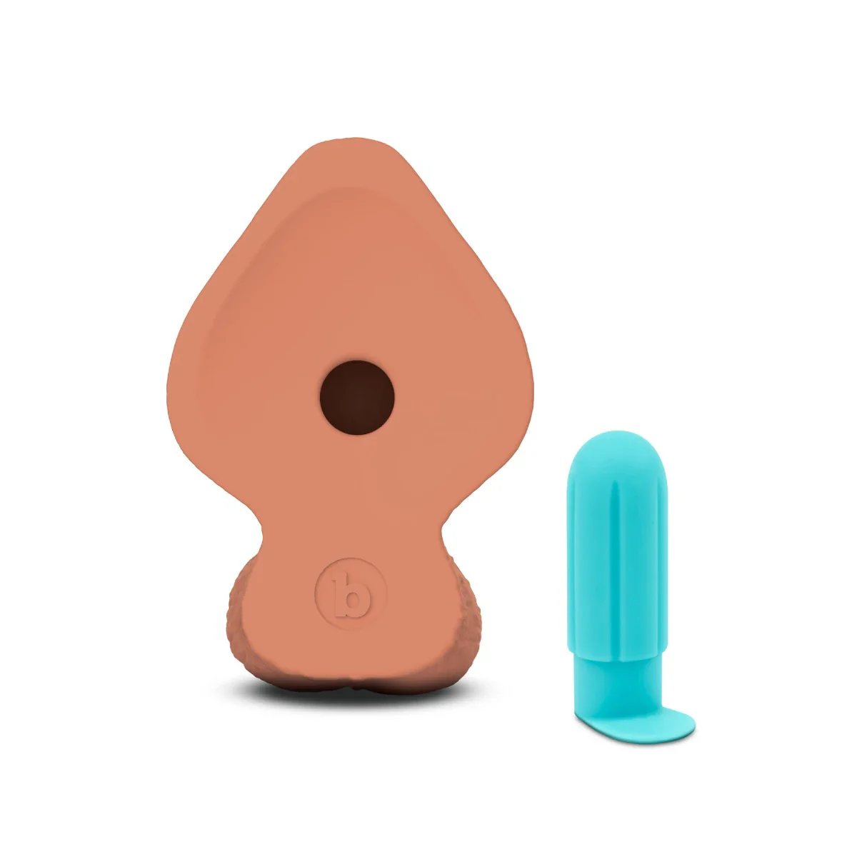 25-b-vibe-slipskin-8-realistic-silicone-dildo-in-girthy-mocha-4.webp b-Vibe SlipSkin 8" Realistic Silicone Dildo in Girthy Mocha