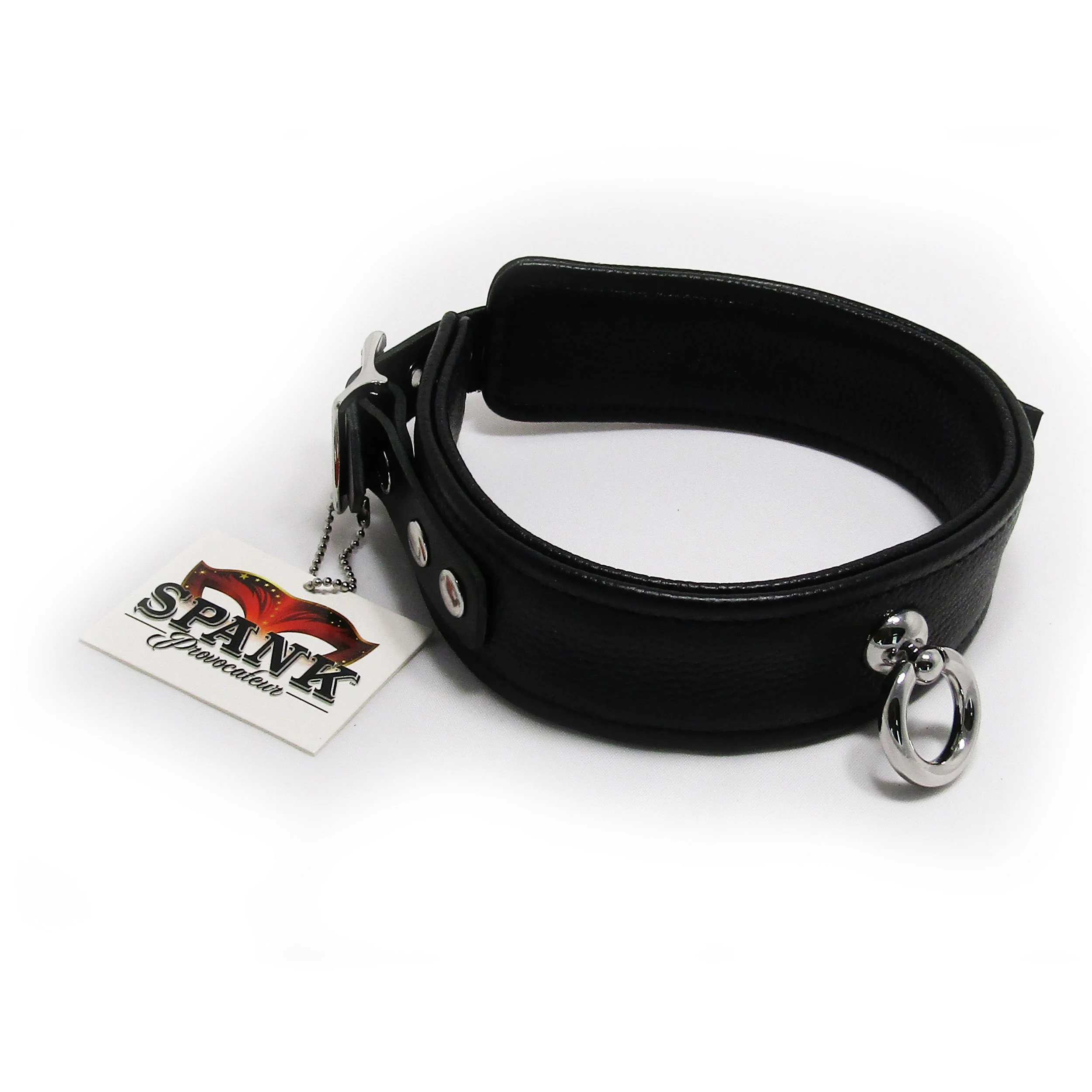 2529-spank-provocateur-black-single-hoop-collar-1.webp Spank Provocateur Black Single Hoop Collar