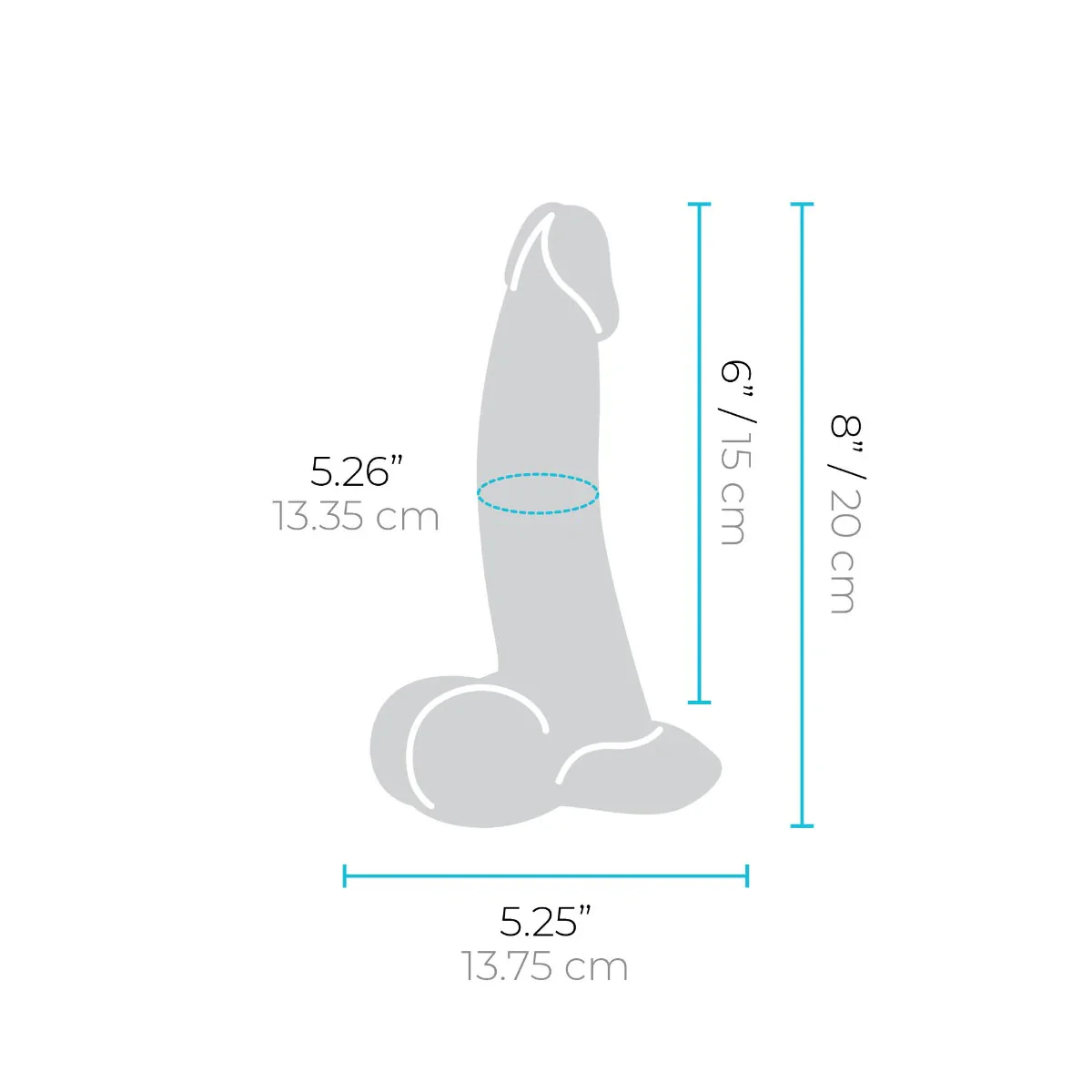 26-b-vibe-slipskin-8-realistic-silicone-dildo-in-curvy-cream-6.webp b-Vibe SlipSkin 8" Realistic Silicone Dildo in Curvy Cream