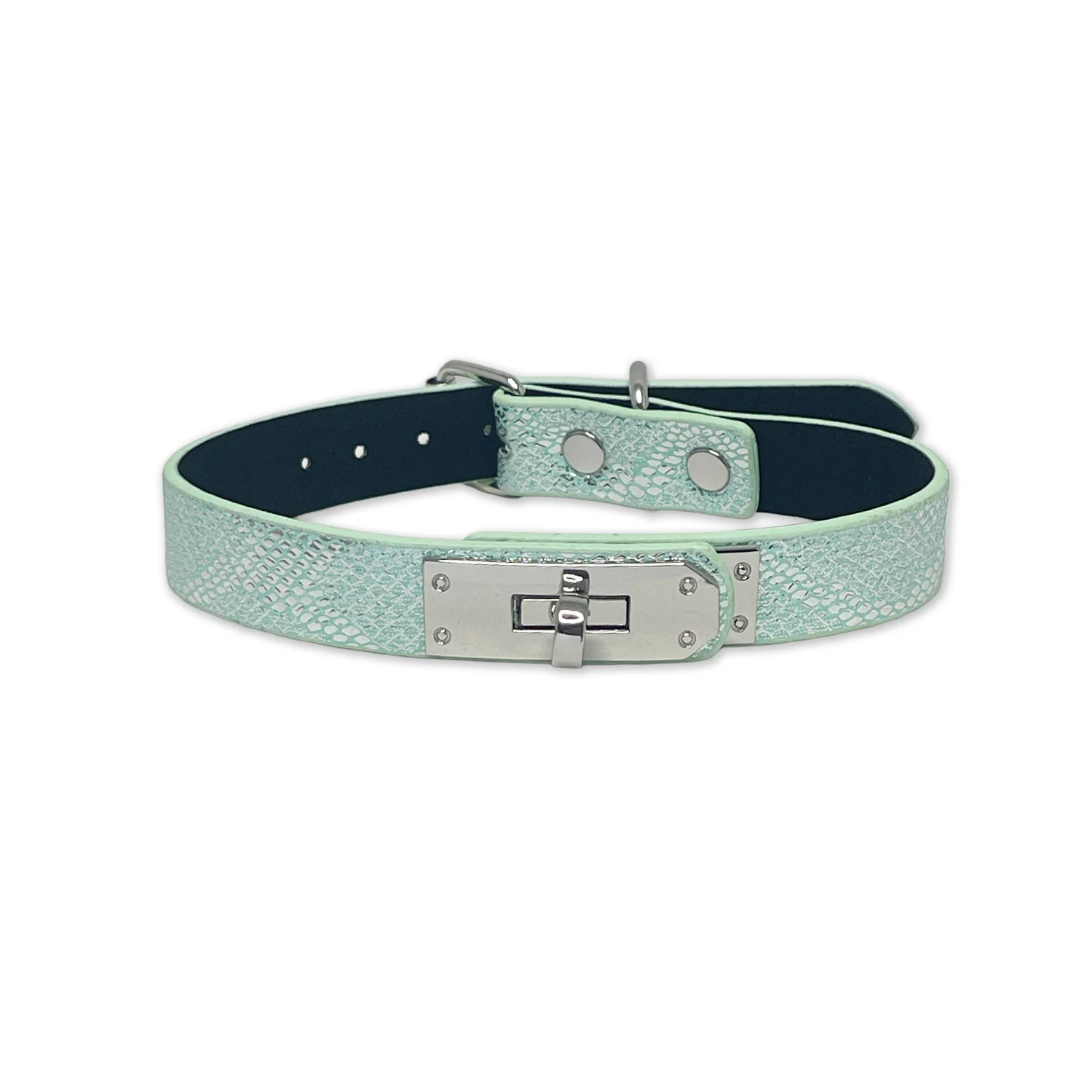 2612-blue-faux-snakeskin-clasp-collar-by-fetish-pleasure-play-3.webp Blue Faux Snakeskin Clasp Collar by Fetish Pleasure Play