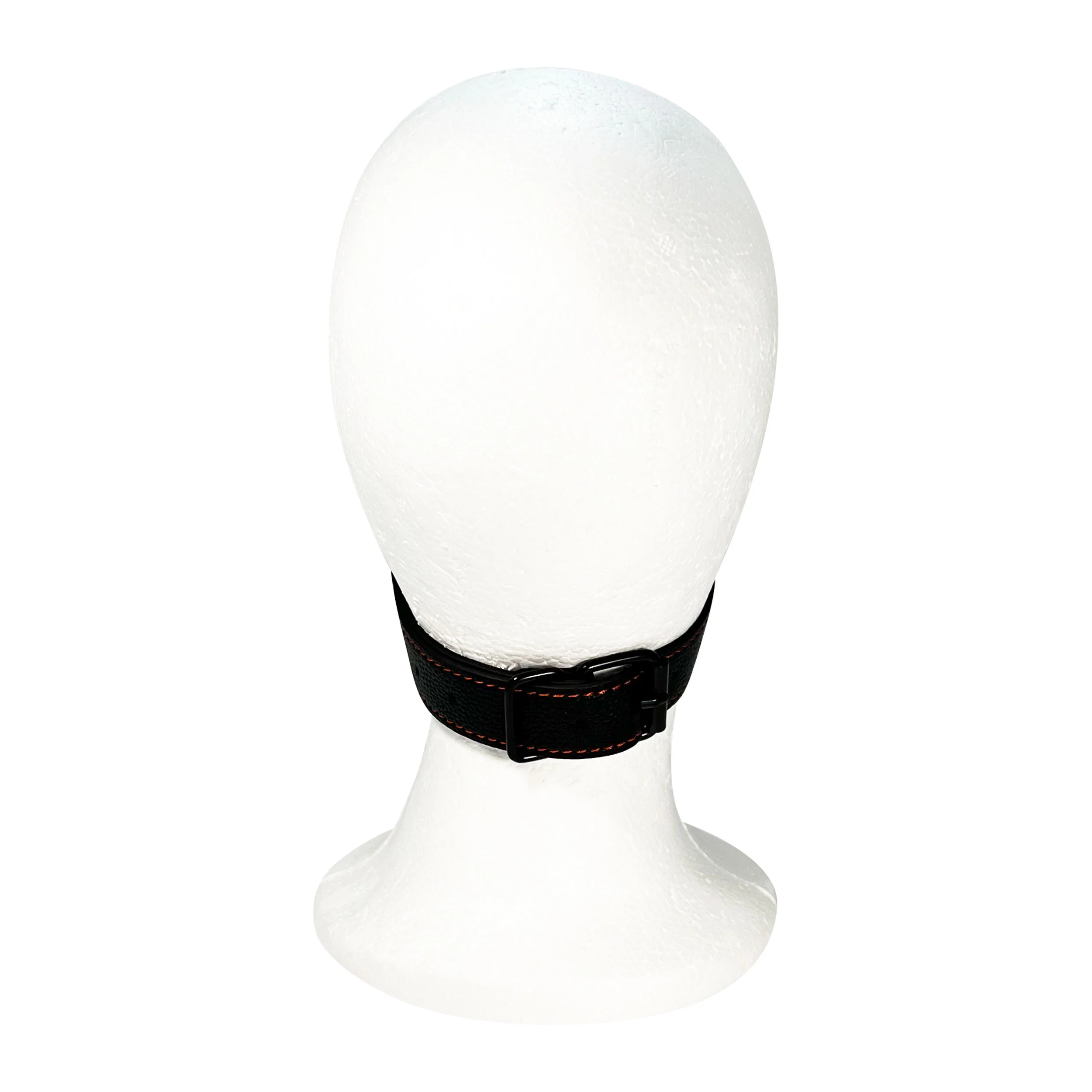 Silicone Sex Bar Mouth Gag by Fetish Pleasure Play in Red and Black